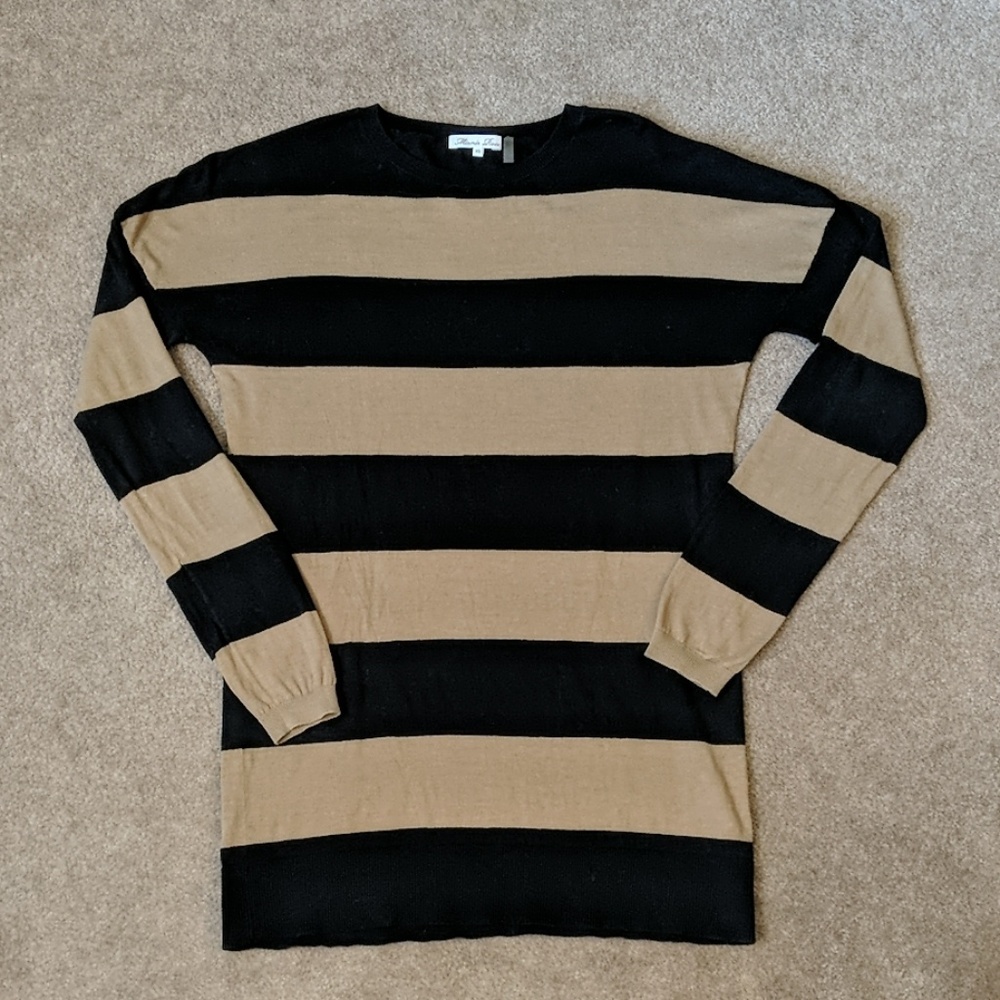 Olive & Black Tunic Sweater